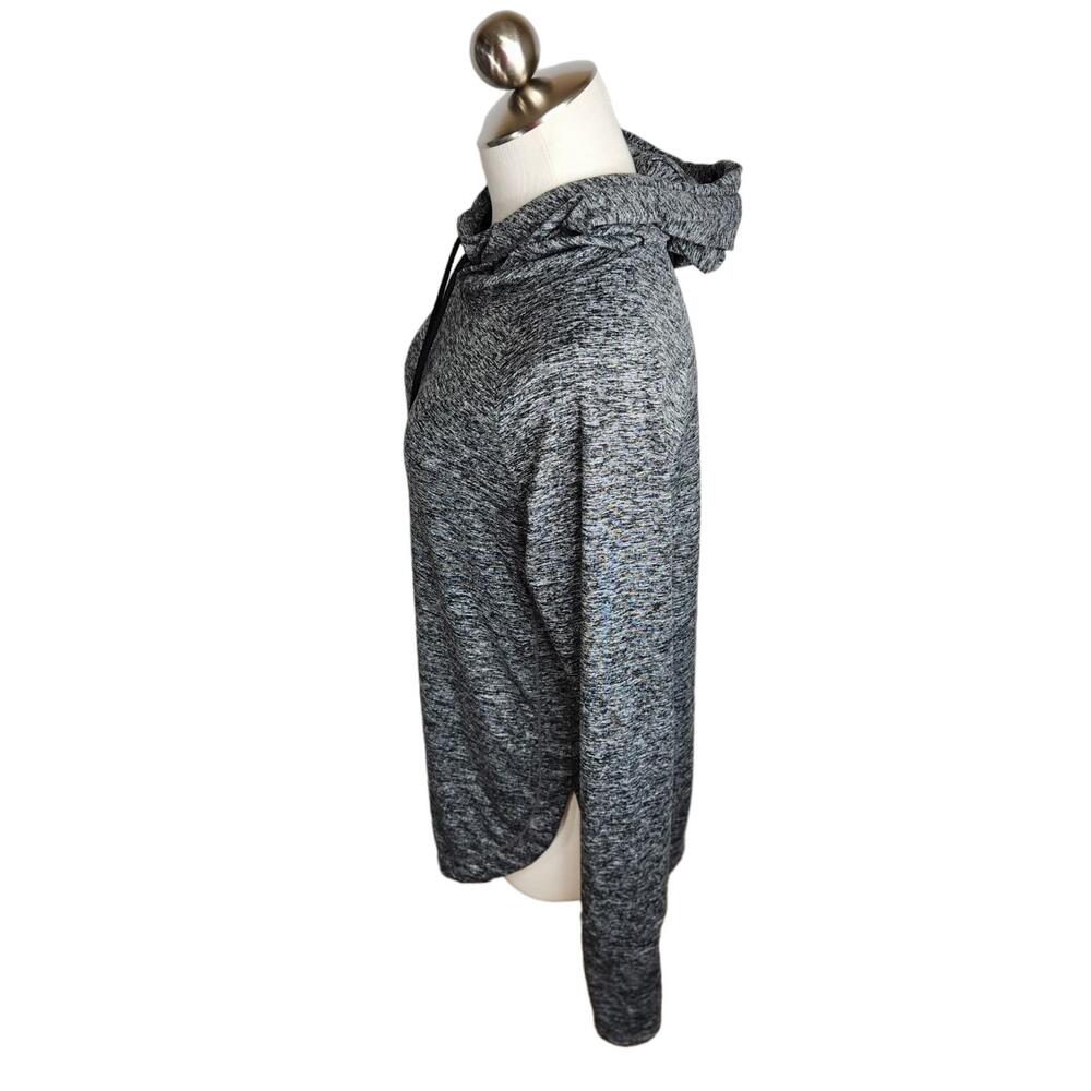 Athleta Uptempo Hoodie Sweatshirt Womens Small Heathered Gray - Picture 8 of 11